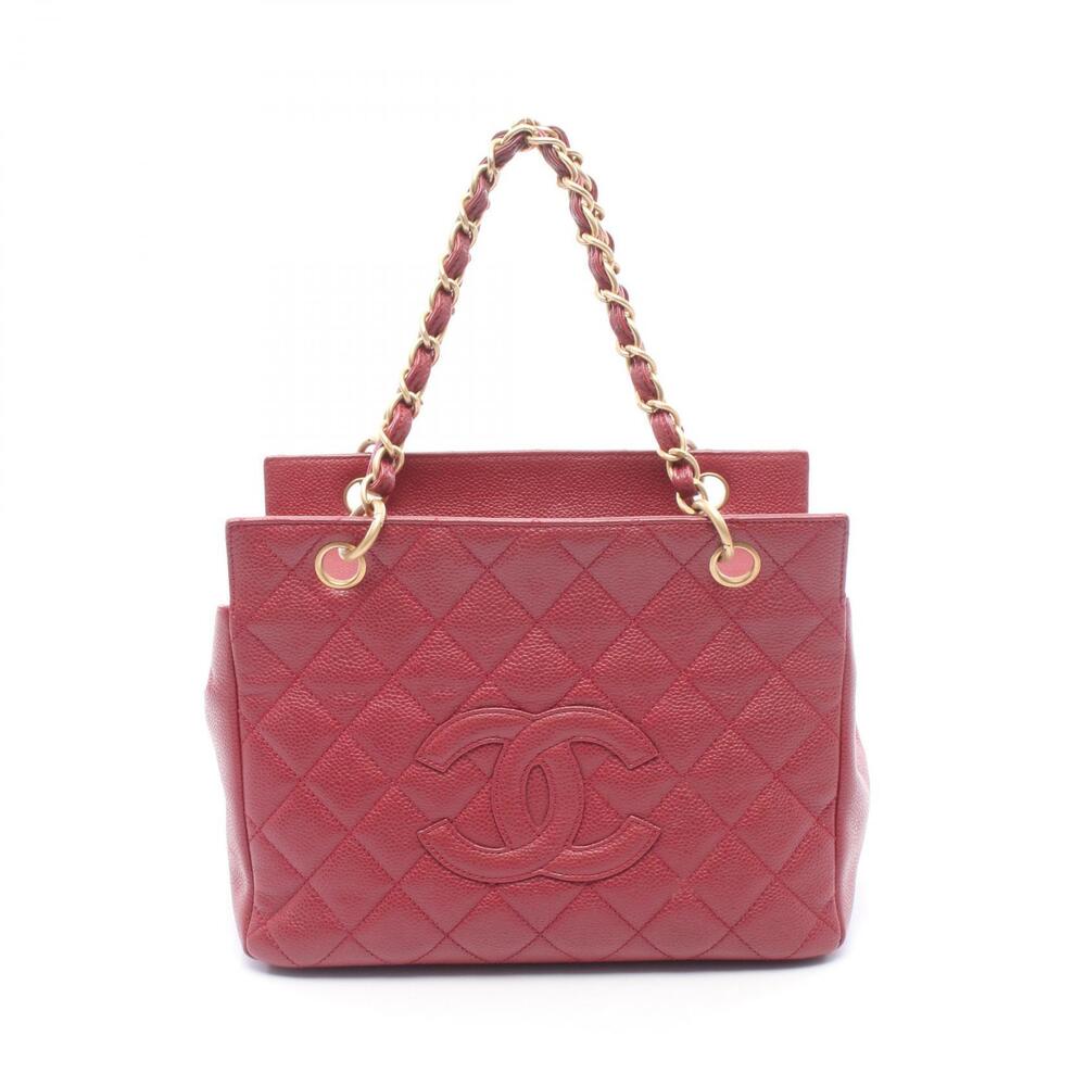 Chanel Matelasse Handbag Caviar Leather Grained Calfskin Pink